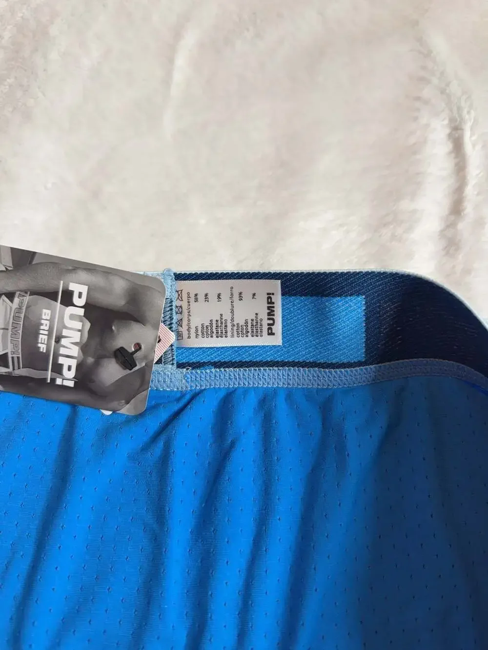 PUMP! True Blue Brief Size Large